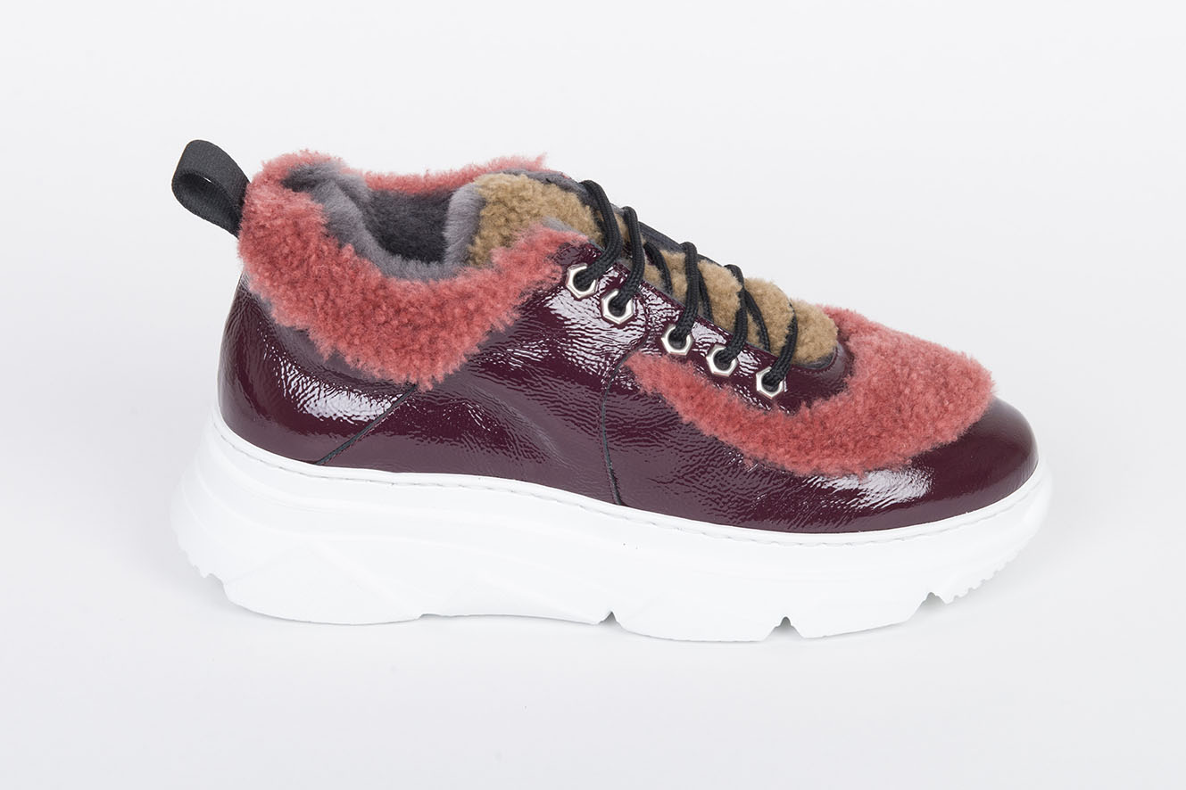 Tenisky zateplené rosa, cuio, grigio