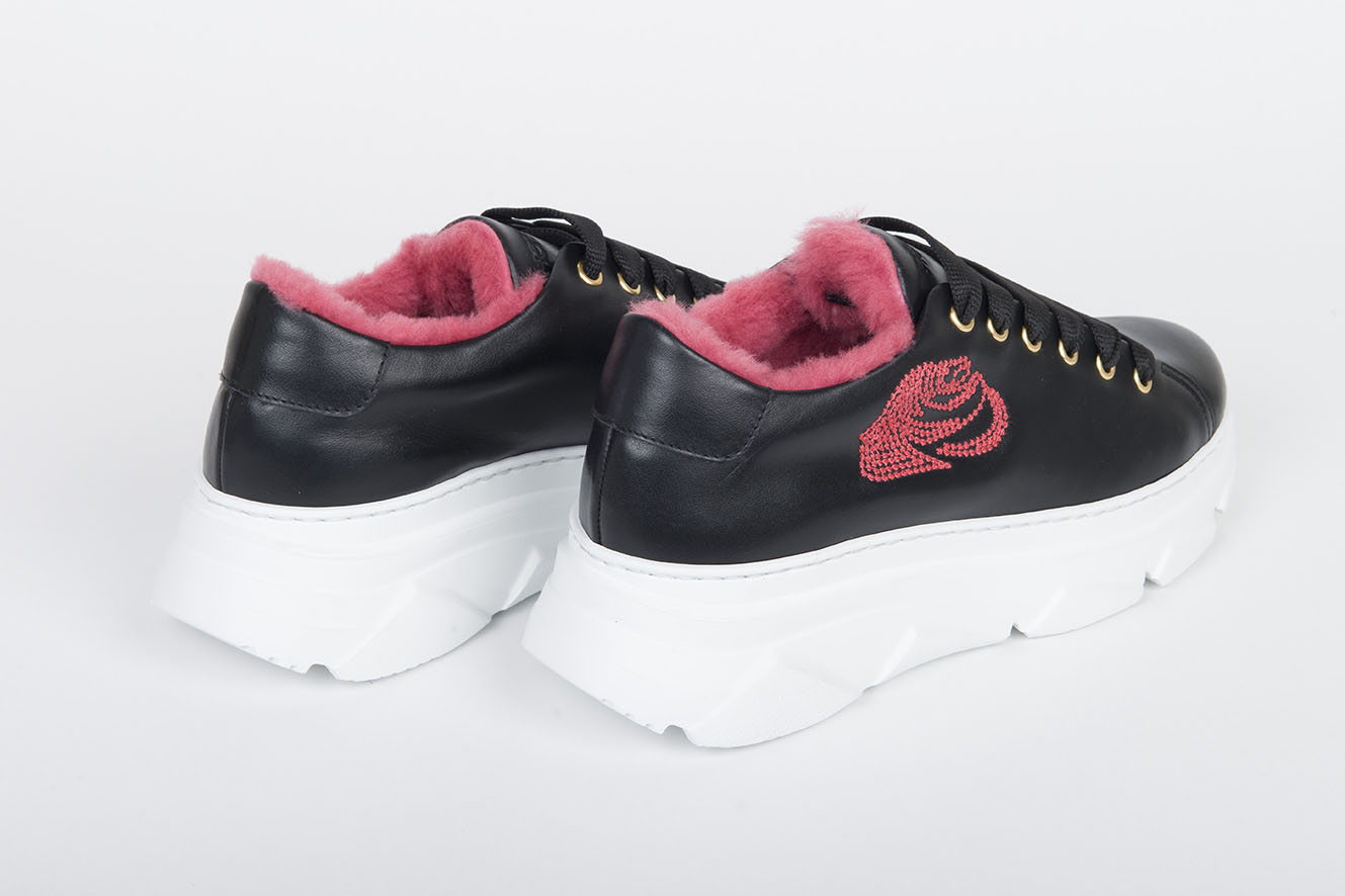 Tenisky zateplené mont.fuxia – Obrázok 3