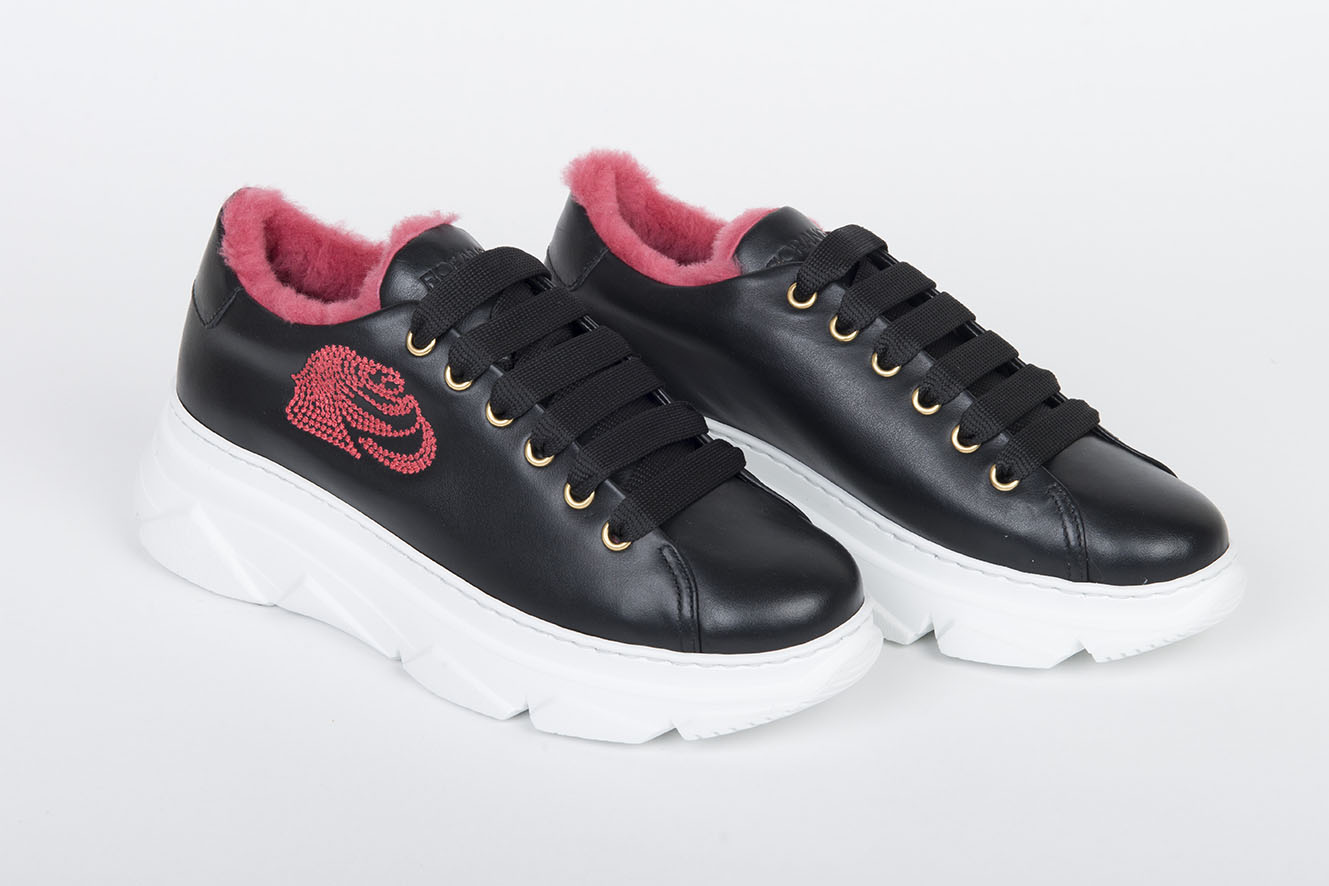 Tenisky zateplené mont.fuxia – Obrázok 2