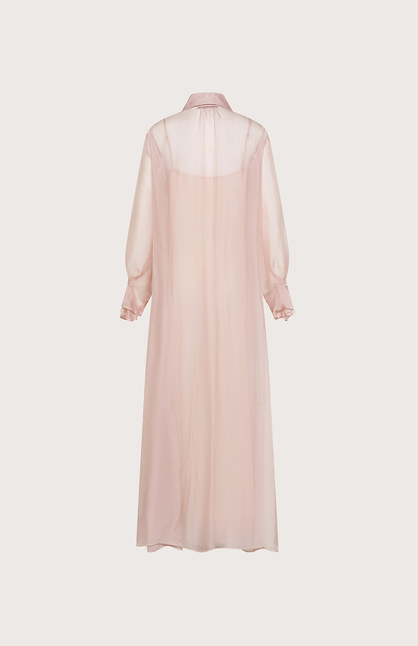 Šaty cipria voile unito viscosa seta – Obrázok 2