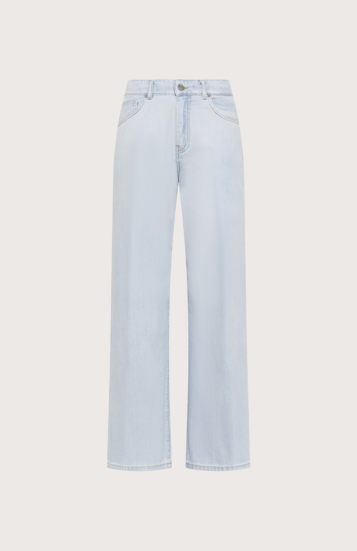 Nohavice celeste denim fluido leggero