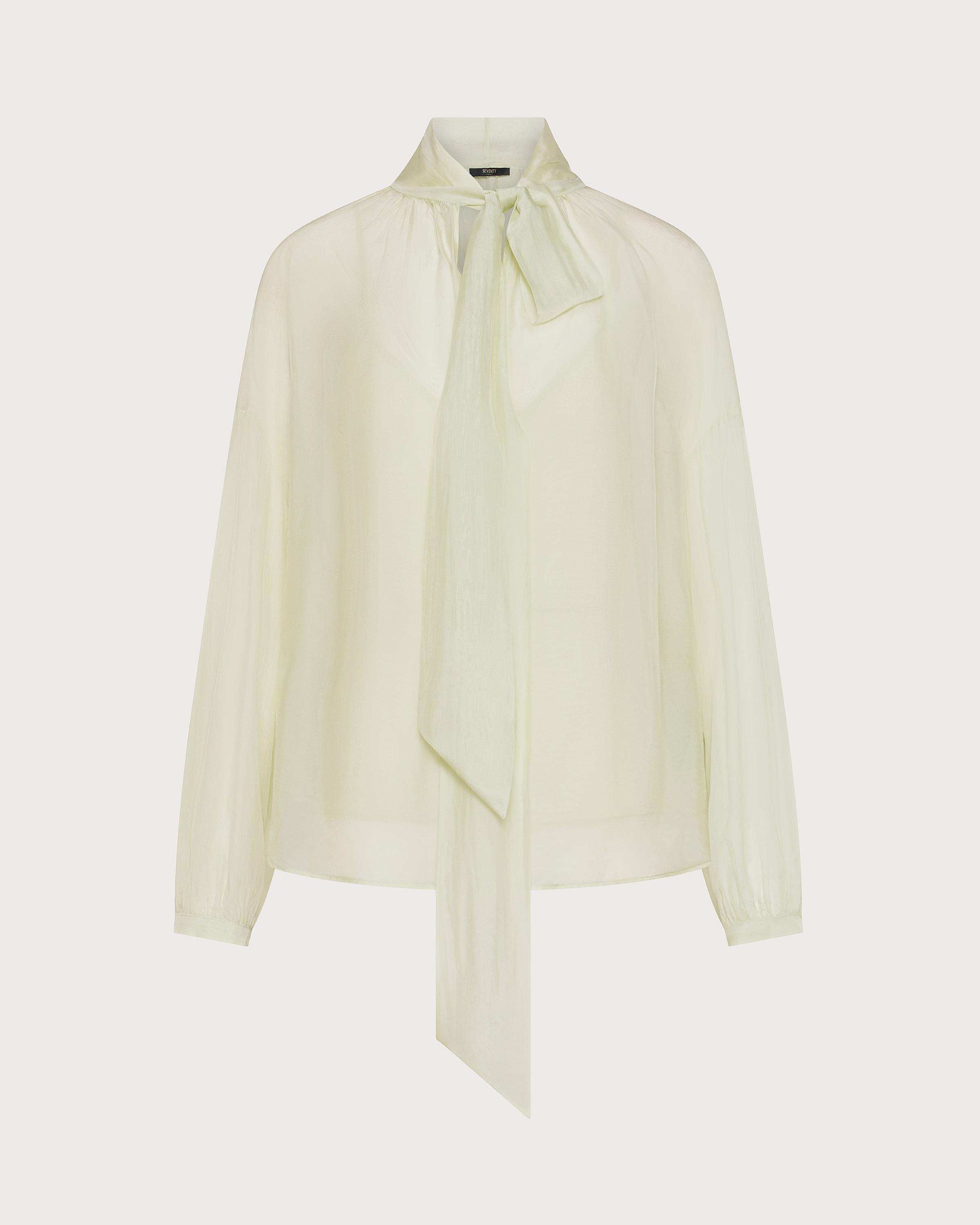 Blúza verde voile unito viscosa seta 