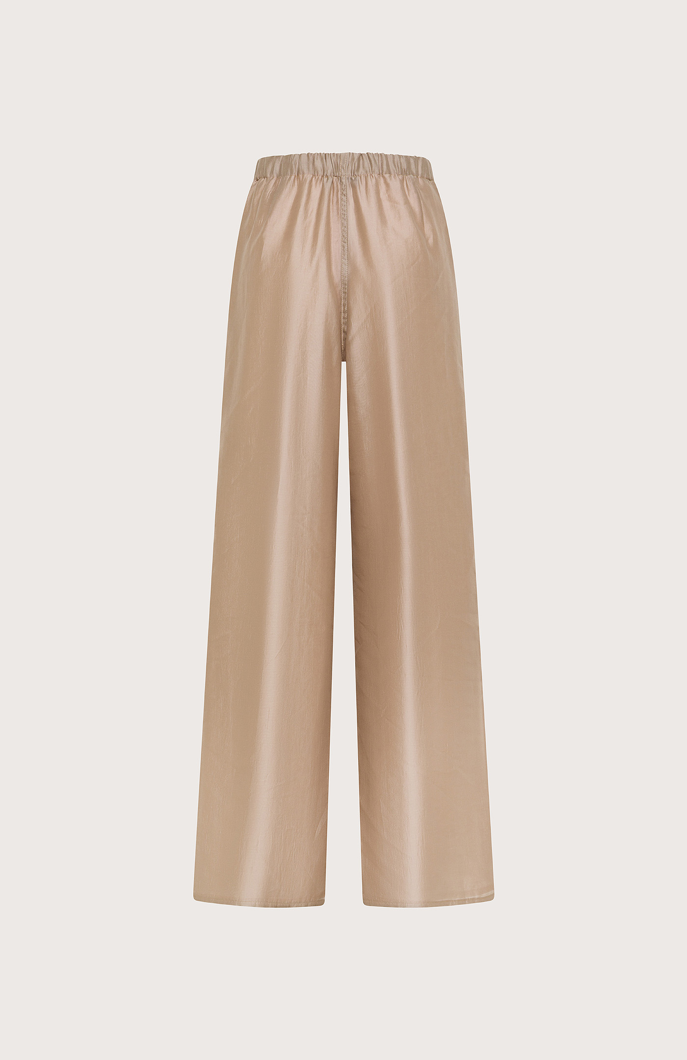 Nohavice beige voile unito lyocell bicolore reversibile – Obrázok 3