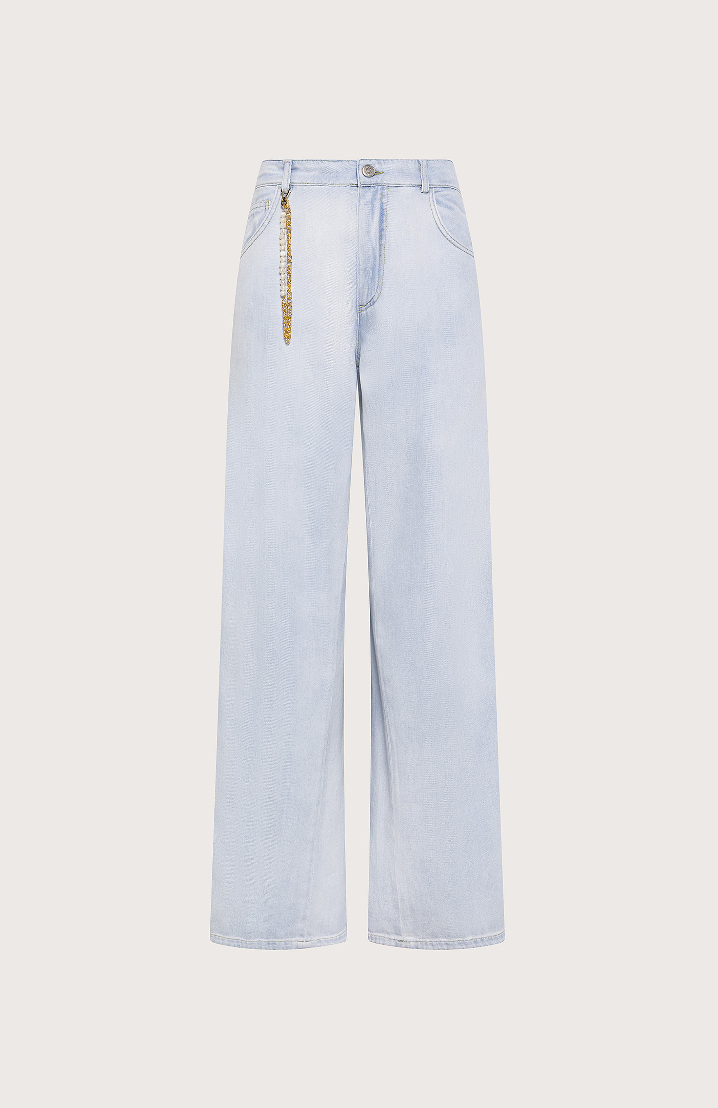 Nohavice celeste denim blue leggero lavaggi vari