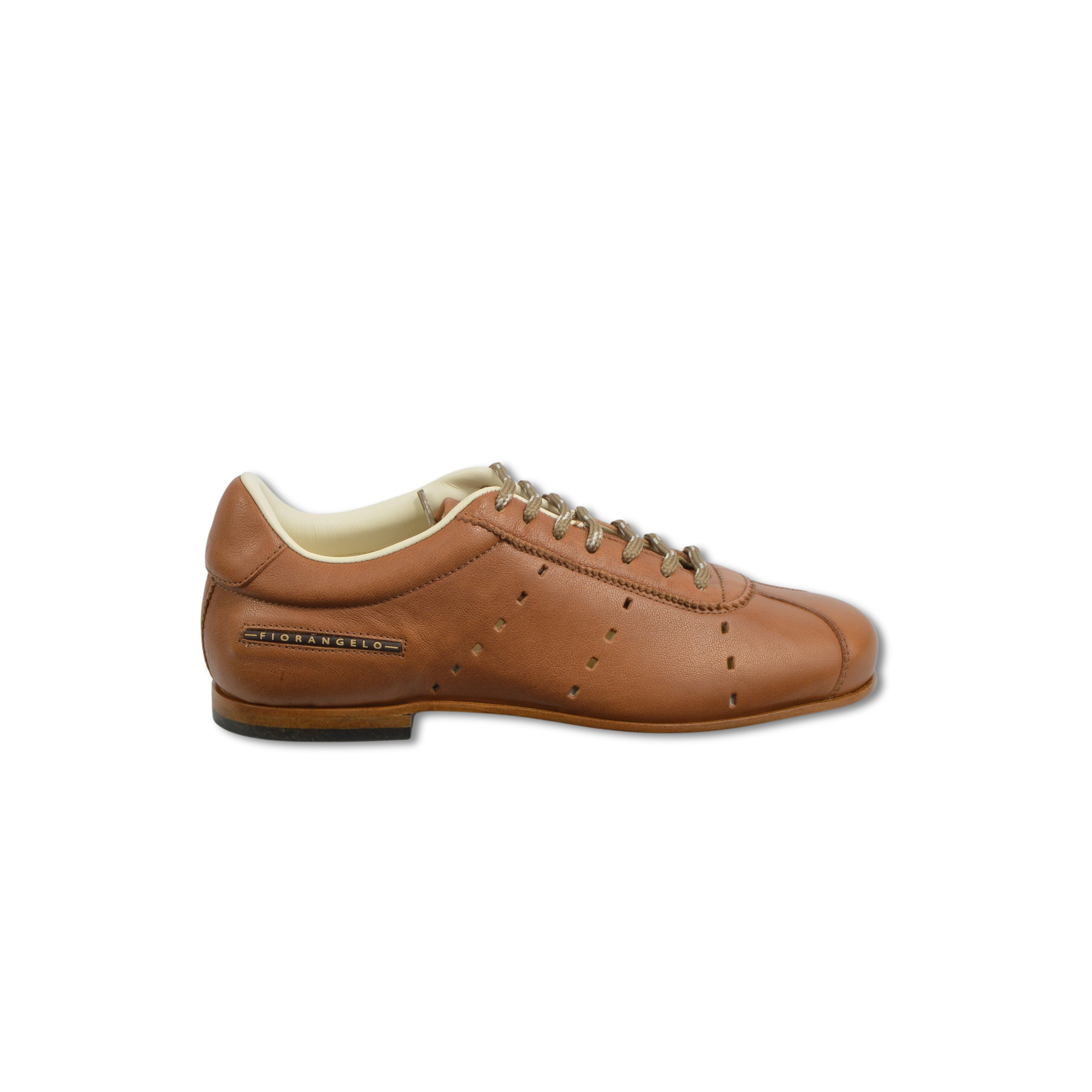 Topánky na nízkom podpätku lavato cuoio