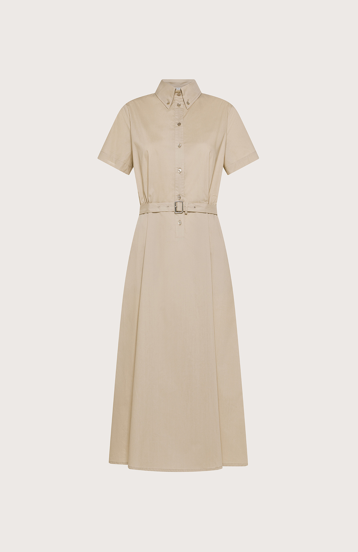 Šaty beige popeline 