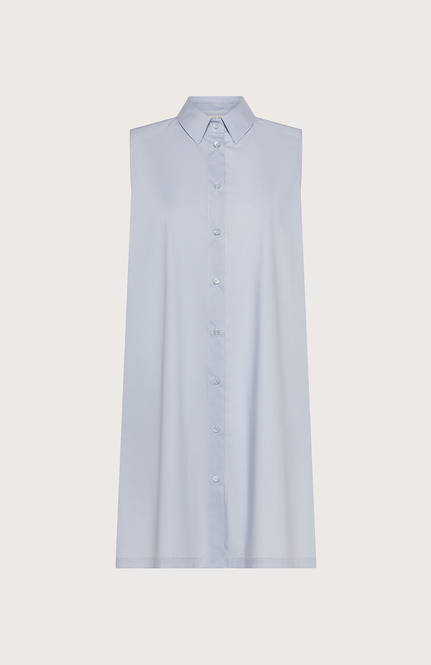 Šaty celeste popeline