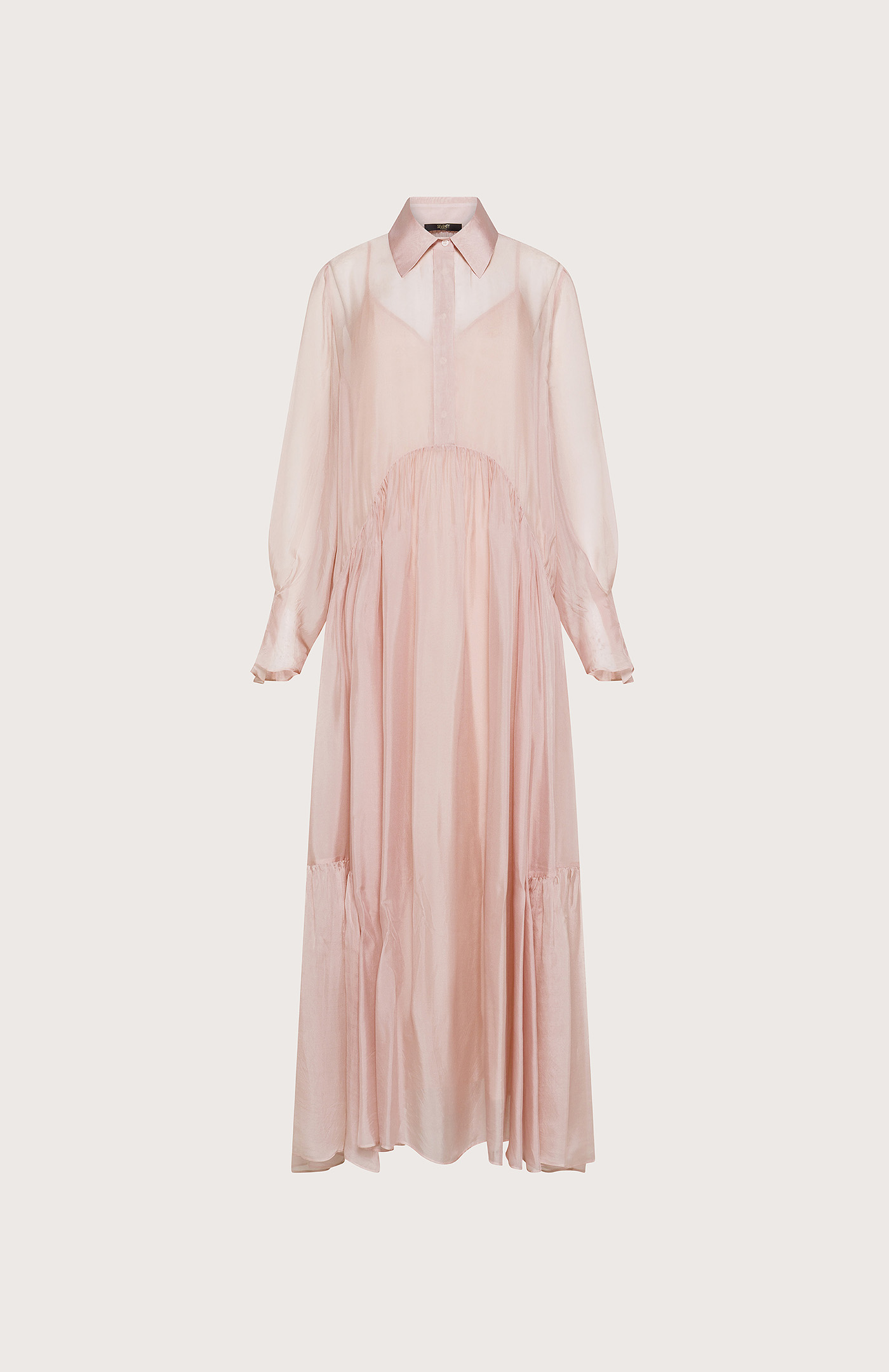 Šaty cipria voile unito viscosa seta