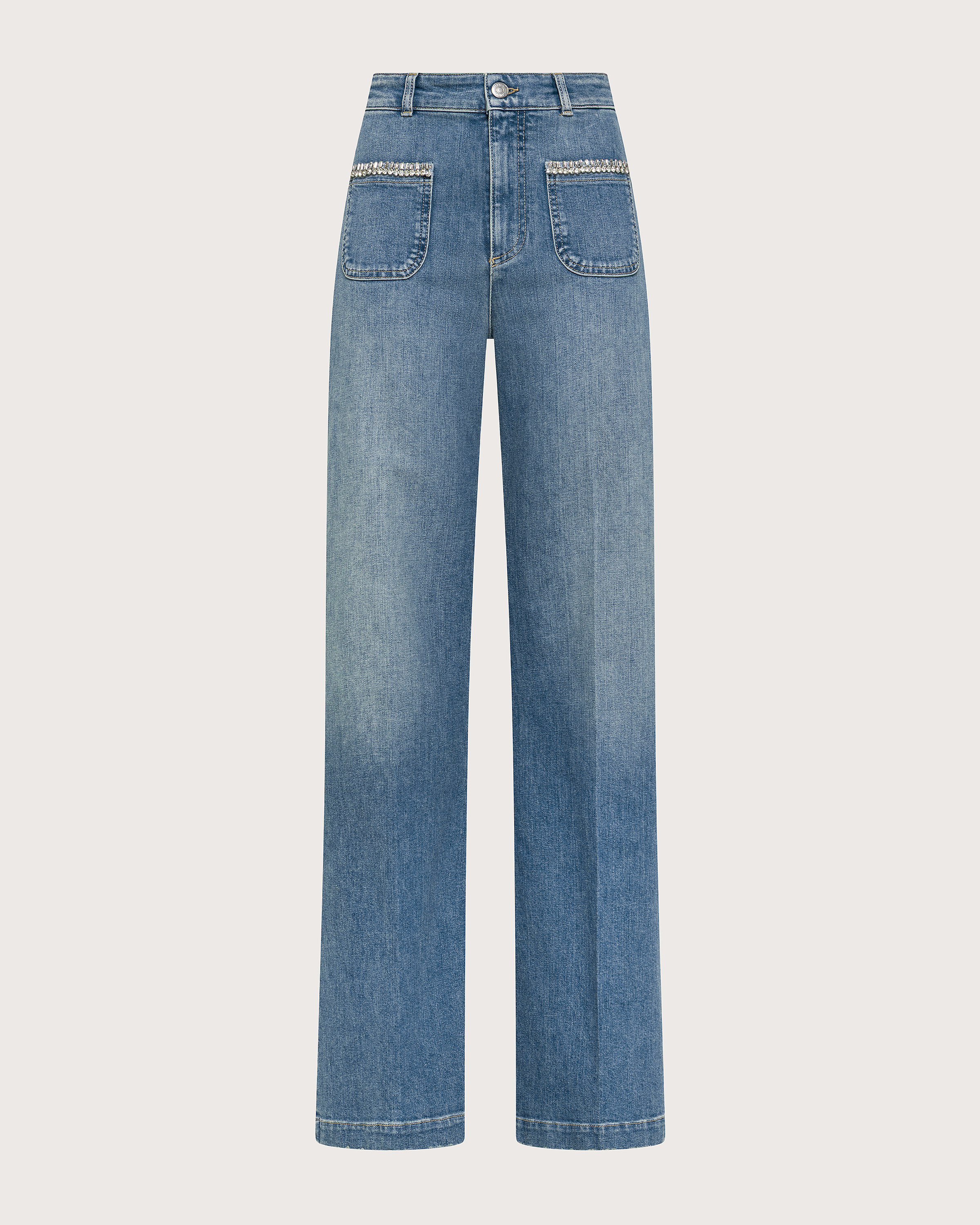 Nohavice denim indaco denim blu stretch lavaggi vari – Obrázok 2