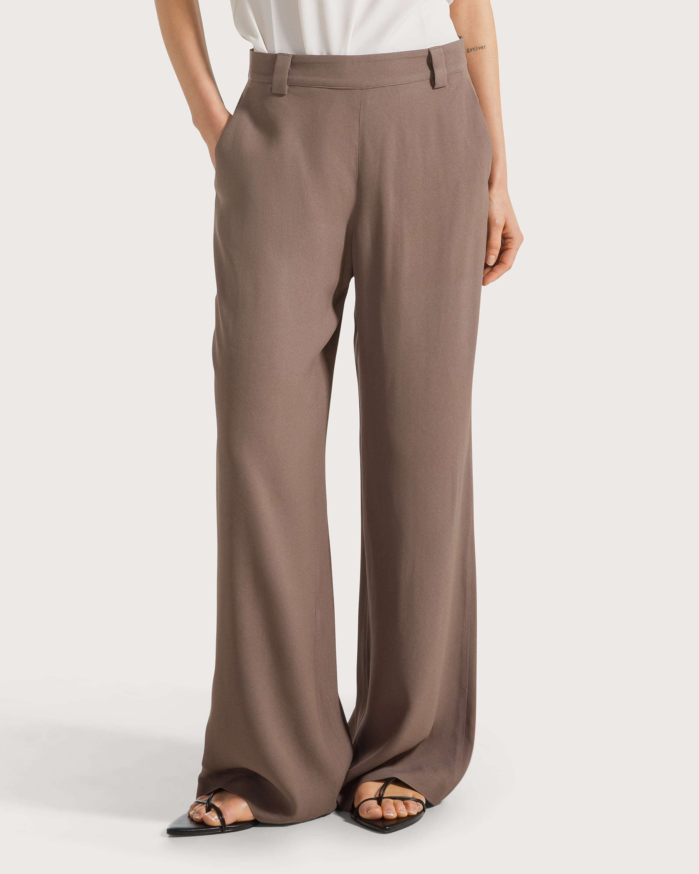 Nohavice terra cady leggero viscosa crepe