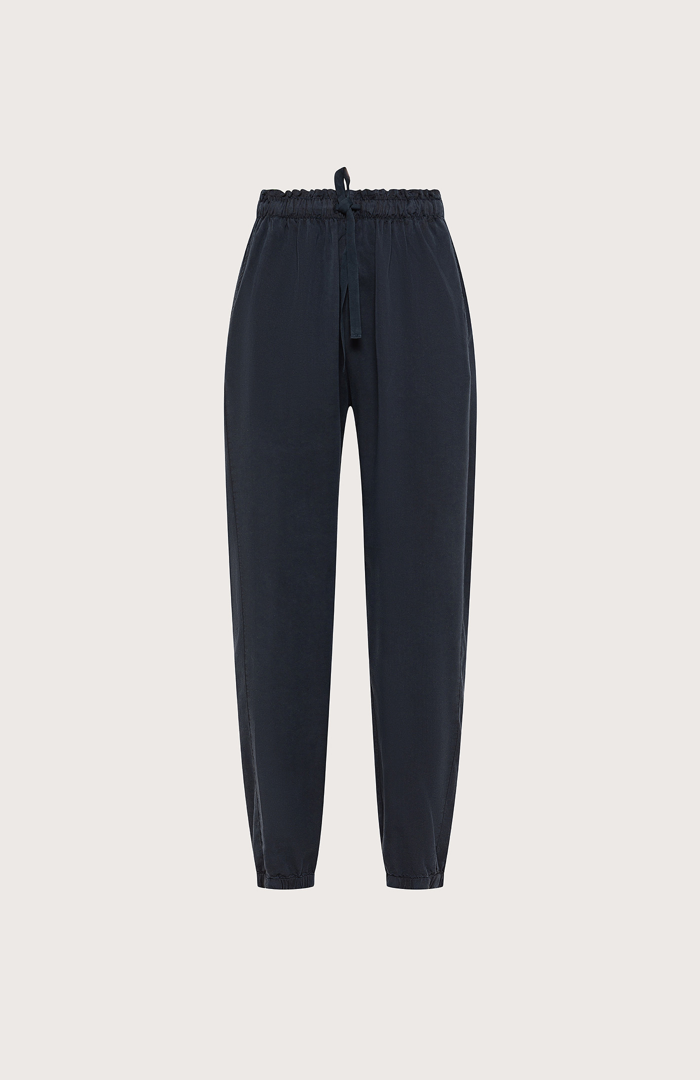 Nohavice blu tela tencel tinto capo