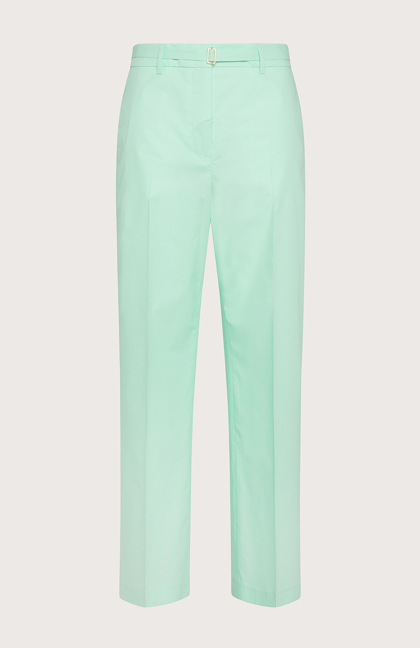 Nohavice verde popeline 100% cotone
