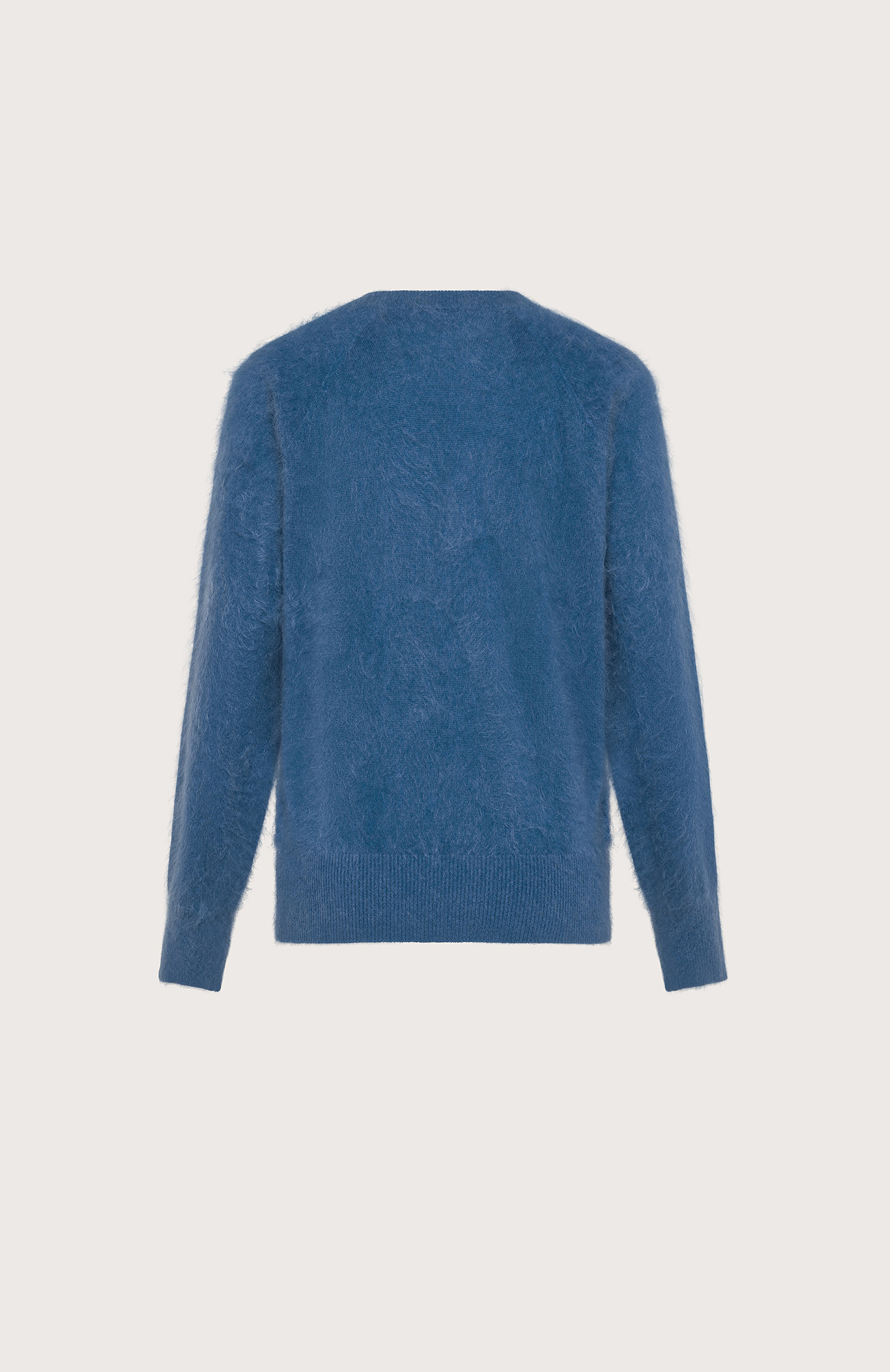 Sveter azzurro pelosetto in cashmere – Obrázok 2