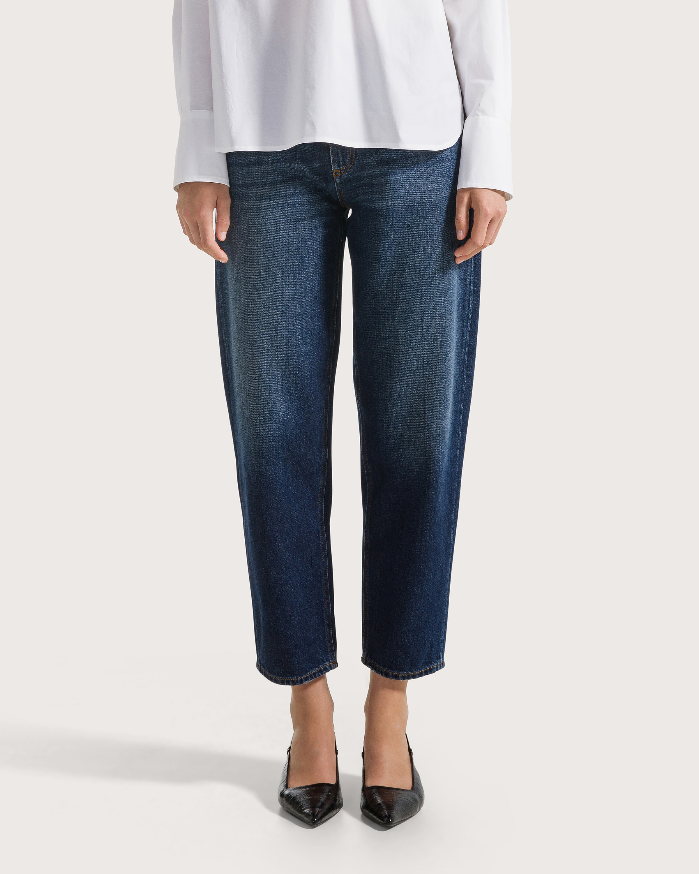 Nohavice denim indaco