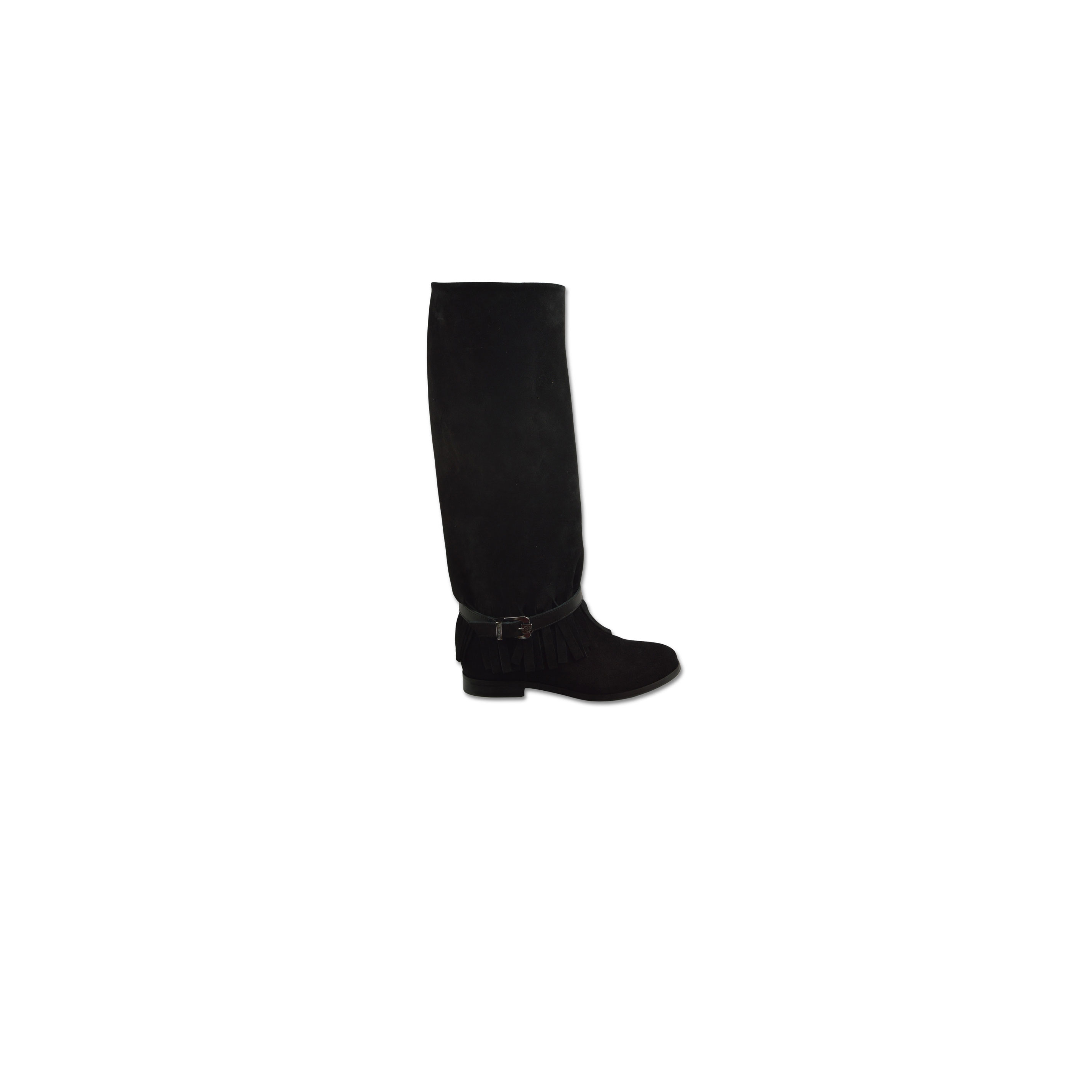 Čižmy velour nero- nappa nero