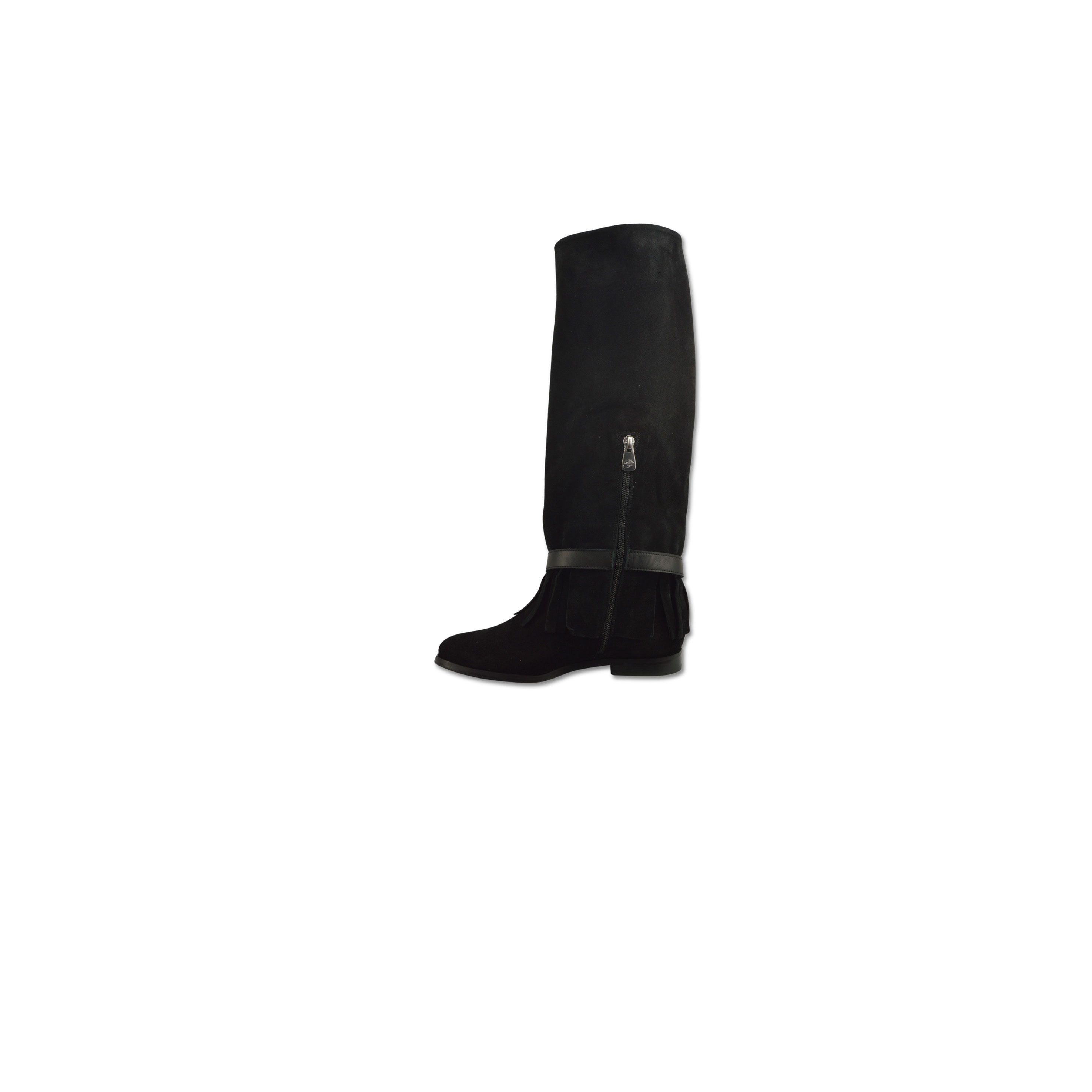 Čižmy velour nero- nappa nero – Obrázok 2