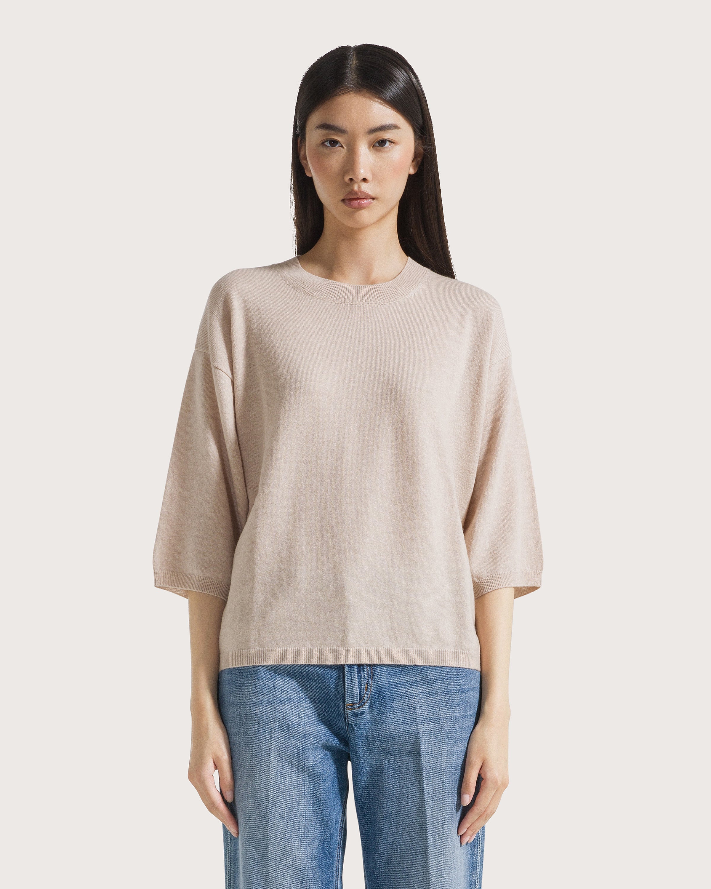 Sveter marrone lana/cashmere