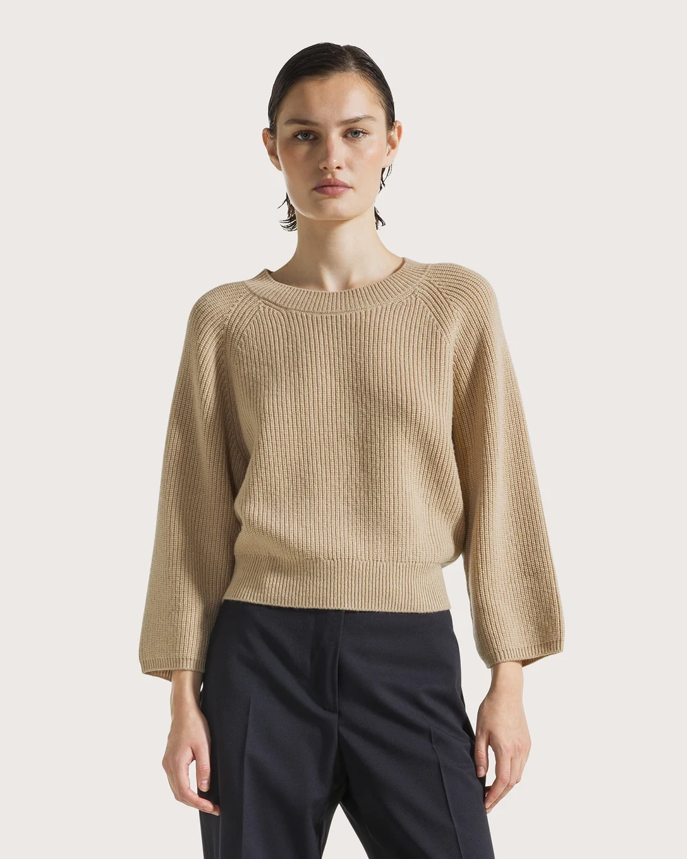 Sveter beige lana/cashmere