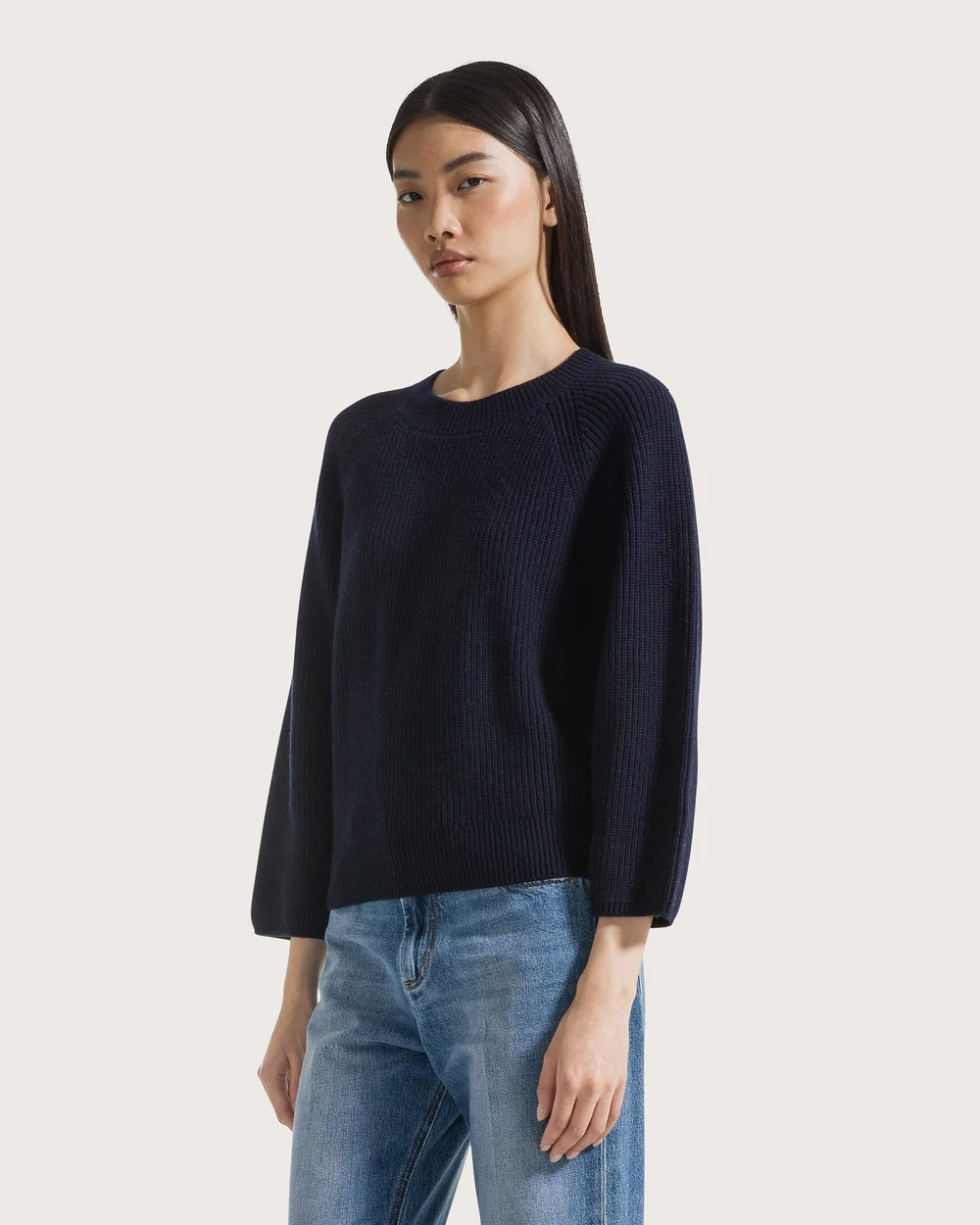 Sveter nero lana/cashmere